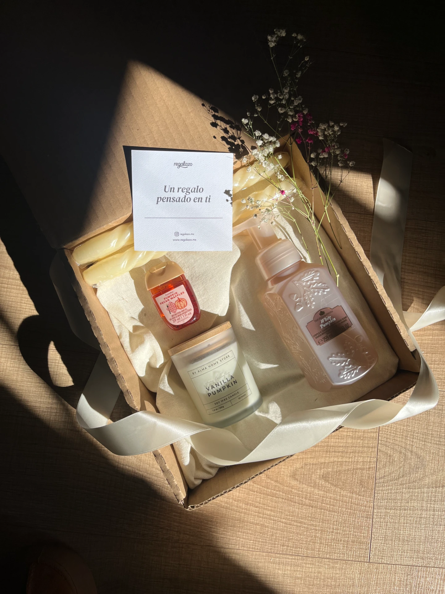 Kit de otoño de Regalazo con tarjeta de la marca