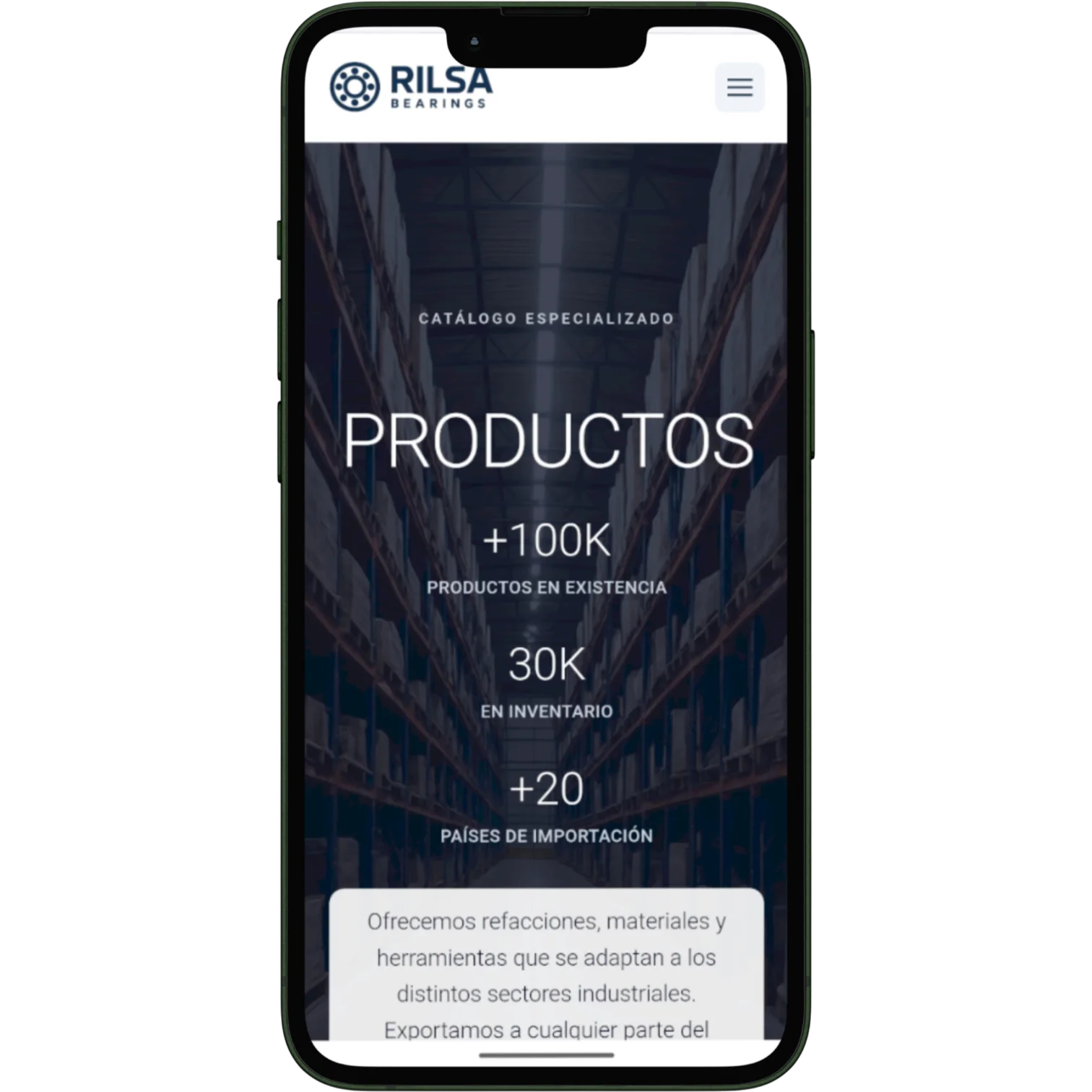 RILSA - Vista móvil